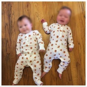 Twin Boys Jammies by Helen Laure Size 3-6M